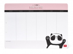 Legami papír egérpad-Jegyzettömb (25x17 cm) 55lap, pandás STATIONERY