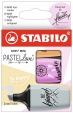 Stabilo Boss Mini Pastellove szövegkiemelő készlet 3 db-os