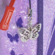 Baier Brunnen töltött tolltartó, XXL (23x19x4 cm), lila, Butterfly