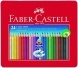 Faber-Castell Színesceruza GRIP 2001 24db fémdobozban