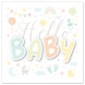 Artebene mini képeslap borítékkal (8x8 cm) Hello Baby (4)