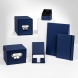 Rössler Soho fiókos doboz CD (14x26x15,4 cm, fém fogóval) navy/s.kék