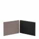 Rössler Soho fotóalbum/scrapbook (14,5x19,5 cm, 20 lap, spirálos, fekete lapok) taupe