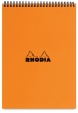 Clairefontaine Rhodia Classic narancs spirálblokk, 80lap, kockás 21x29,7cm