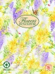 Pigna spirálfüzet, A4, 60 lap, vonalas, 8-féle, Nature Flowers