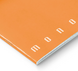 Pigna Monocromo tűzött füzet, A4, 42 lap, négyzethálós, 6-féle szín, PASTEL