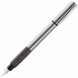 Lamy accent Al KW, töltőtoll (F), ezüst, cserélhető szürke fa grip, 96