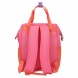 TOPModel hátizsák, 34x30x14 cm, pink-narancs, barátnős, JOY (4)