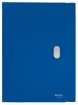 Leitz 3-pólyás mappa, A4, PP, kék, Recycle