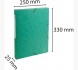 Exacompta füzetbox, A4, 25mm, 600g, zöld