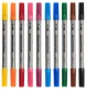Faber-Castell filctollkészlet, 10db-os, kétvégű, Colori