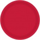 Amscan tányér (8db, 22,8 cm) piros