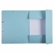 Exacompta gumis mappa, A4, 400g, pasztell kék