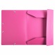 Exacompta gumis mappa, A4, PP, rózsaszín