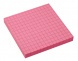 Info Notes önt.jegyzettömb, 75x75mm, 80lap, kockás, brilliant pink