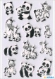 Herma matrica, panda és zebra család, hab anyag