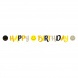 Amscan papírgirland 2 m, Happy Birthday, Smile Originals