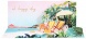 Popshots képeslap, panoráma, Beach, tengerpartos