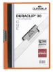 Durable Duraclip clip-mappa, 30 lapig, narancs