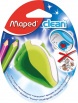 Maped hegyező, 2 lyukú, 3 szín, clean/ műanyag tartályos