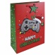 Eurowrap ajándéktasak (33x45,5x15 cm) Gamer Happy Christmas karácsonyi (4).