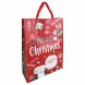 Eurowrap ajándéktasak PP (jumbo 70x49x18 cm) piros, Merry Christmas karácsonyi (4).